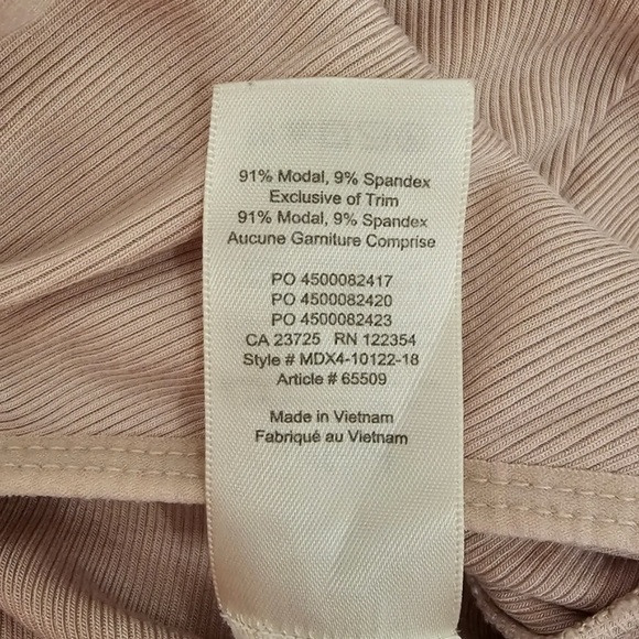 Wilfred Danette Ruffle Trim Sleeveless Bodysuit XXS Pale Pink - Picture 7 of 7